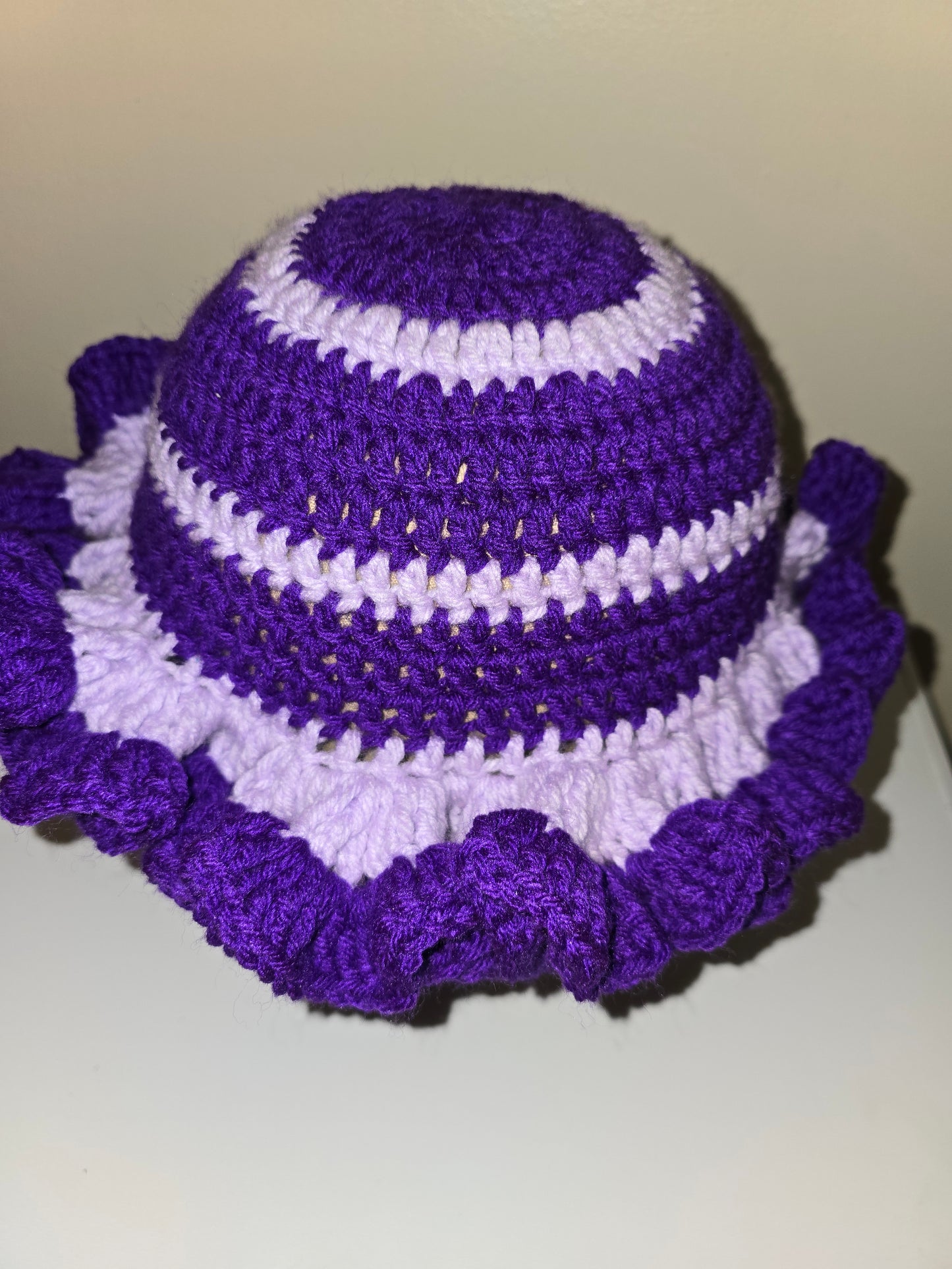 Grapes Soda Ruffle Beanie