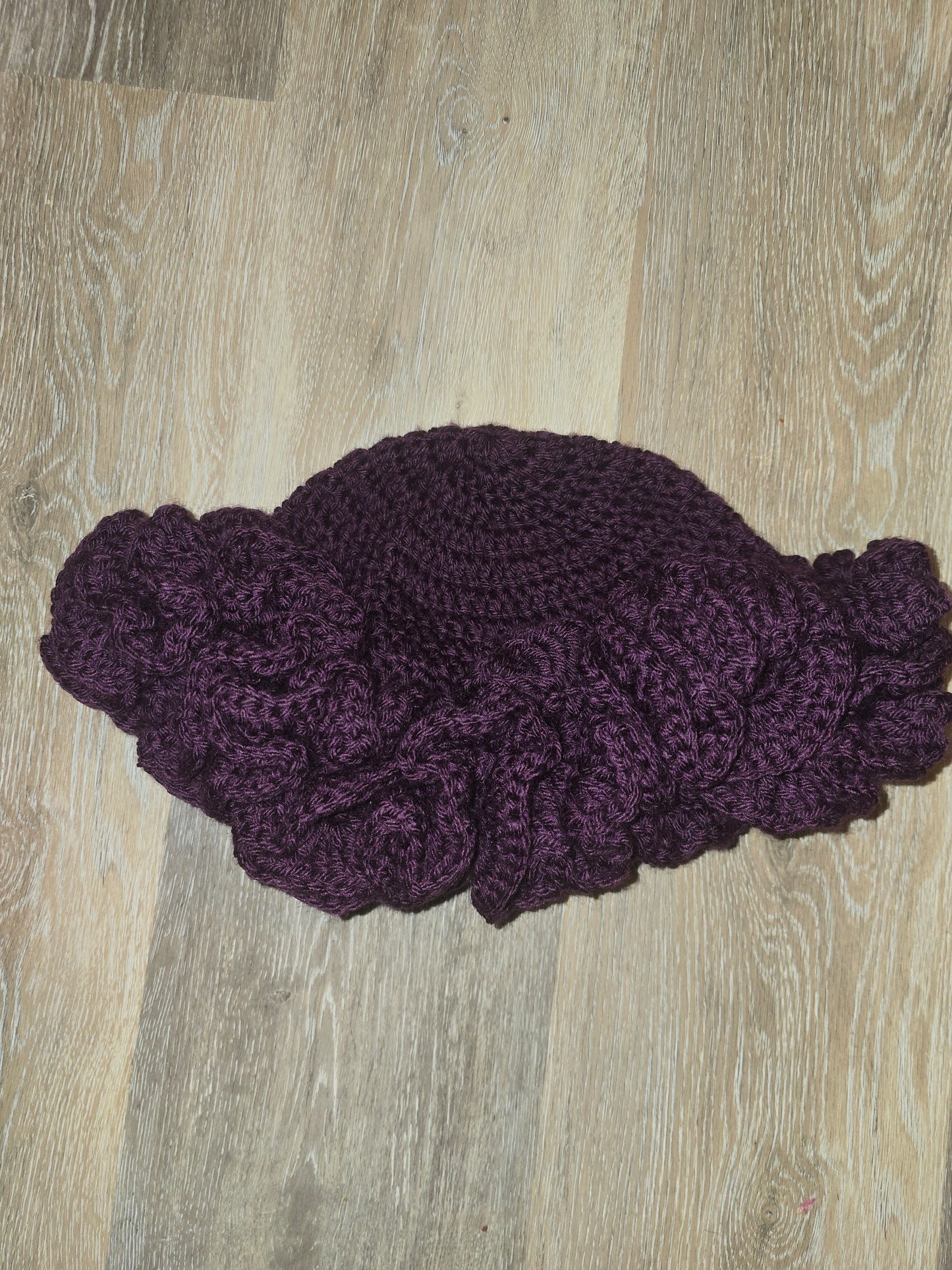Sugar Plum Ruffle Beanie