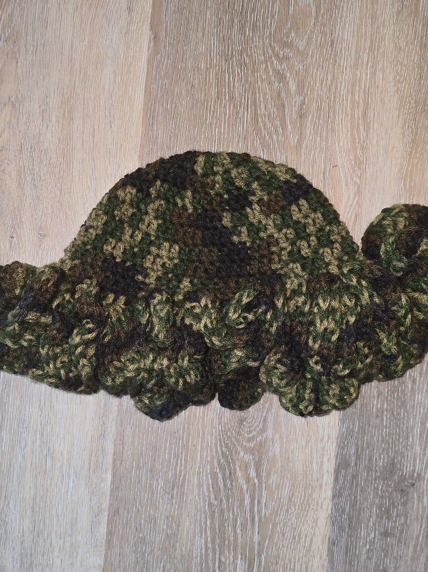 Camouflage Ruffle Beanie